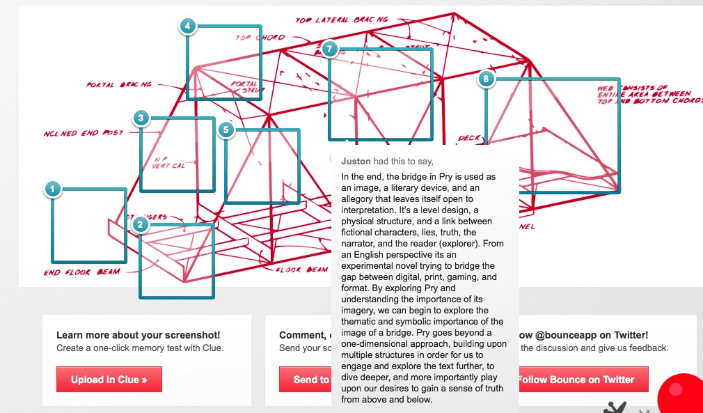 Image of incorporating an essay onto a digital image design
